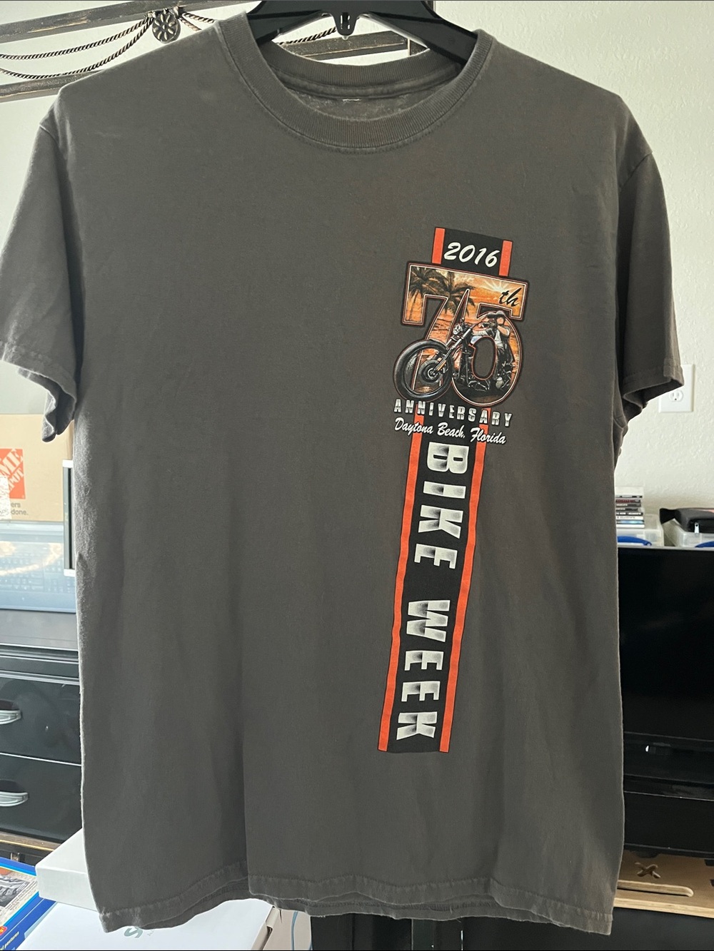 Bike Week 2016 Graphic Tee - Charcoal Gray